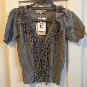 Cardi V-Neck Teal